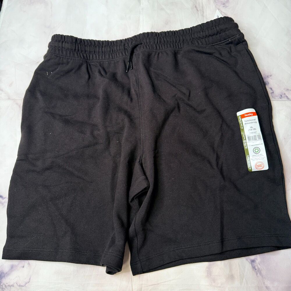 Wonder Nation Black Pull on Shorts XL